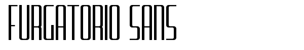 Furgatorio Sans font preview